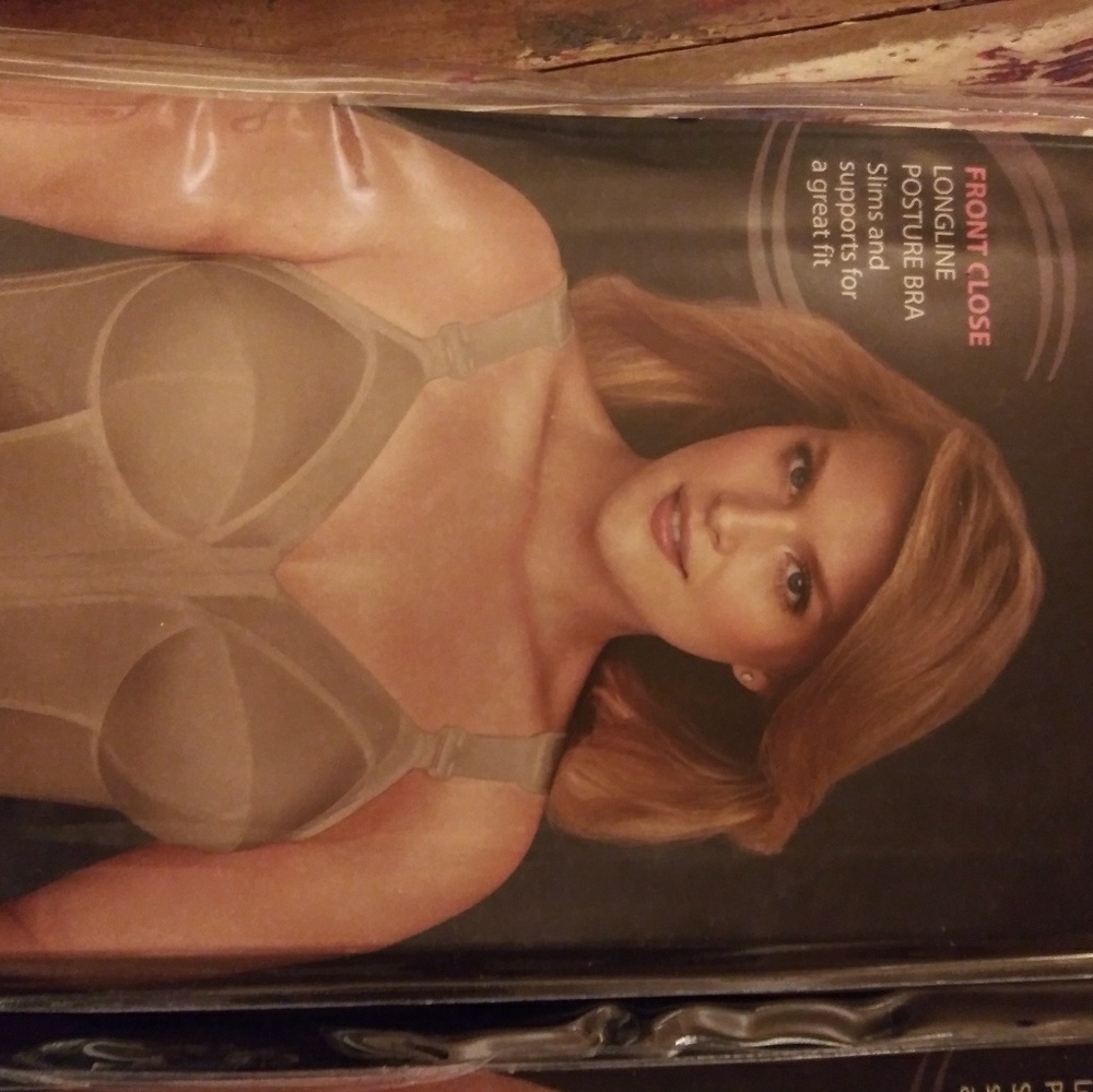 Exquisite Form Front Closure Long line Bra 38D NWT